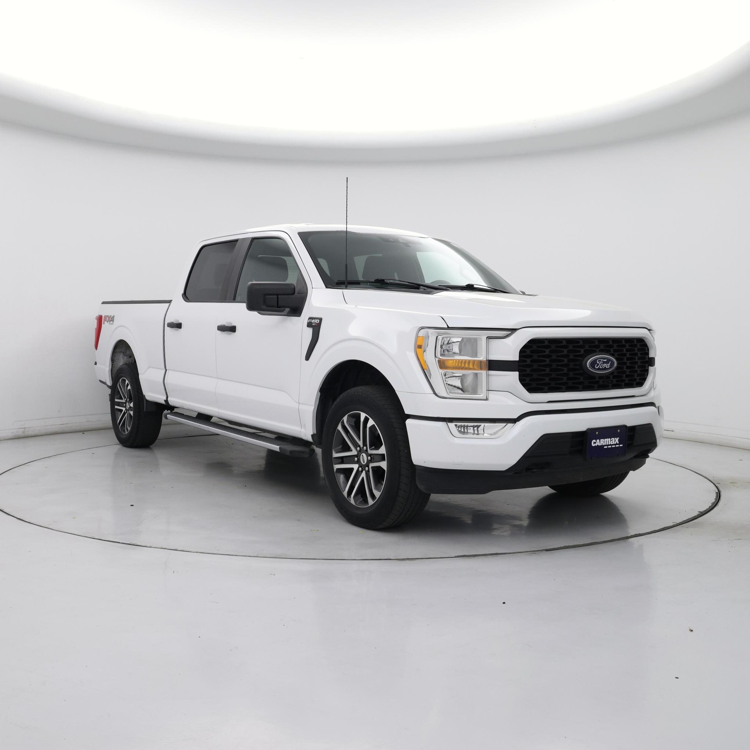 White 2022 Ford F-150 Pickup Truck Four-Wheel Drive Automatic