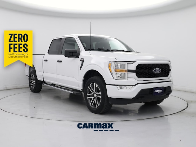 White 2022 Ford F-150 Pickup Truck Four-Wheel Drive Automatic