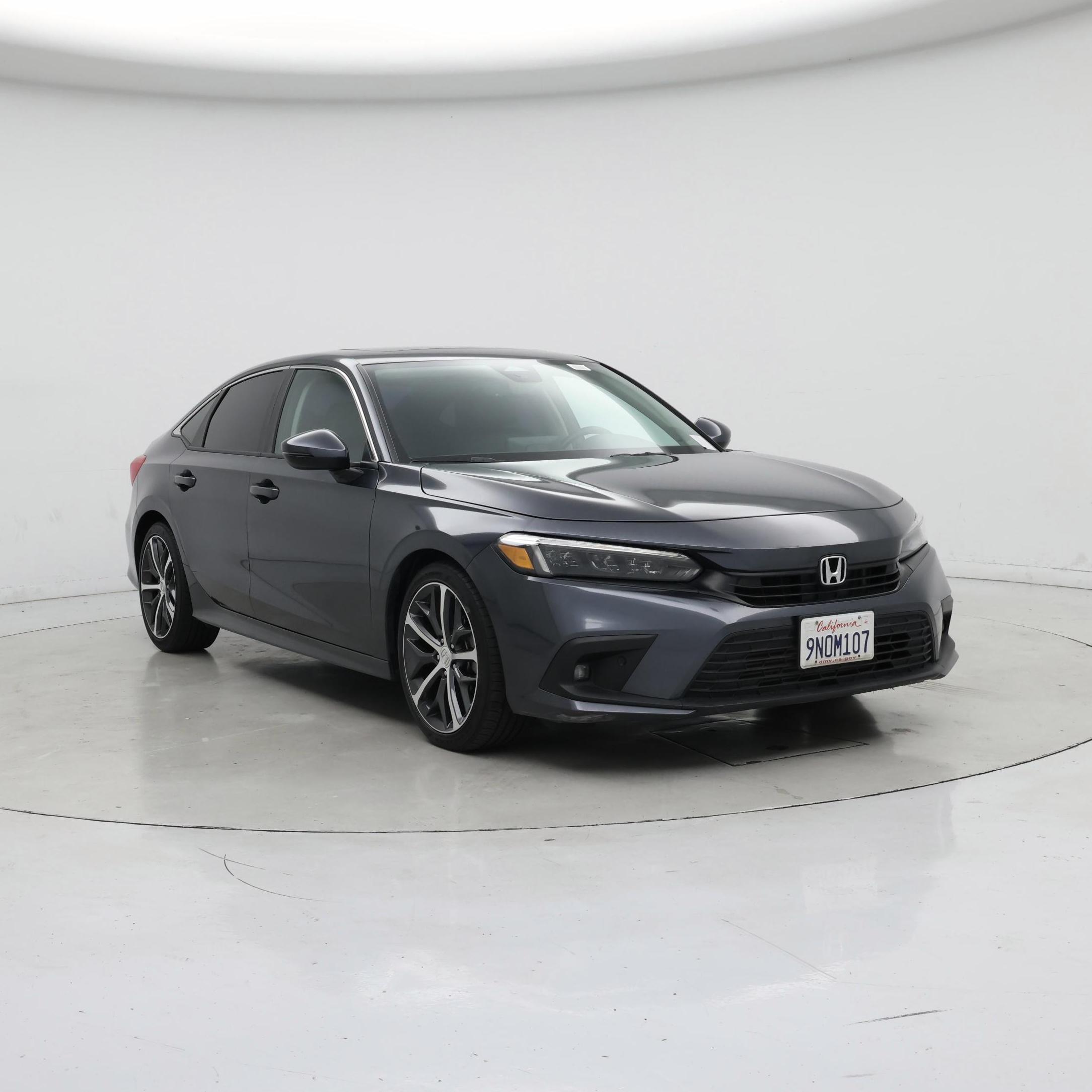 Blue 2024 Honda Civic Sedan Front-Wheel Drive Automatic