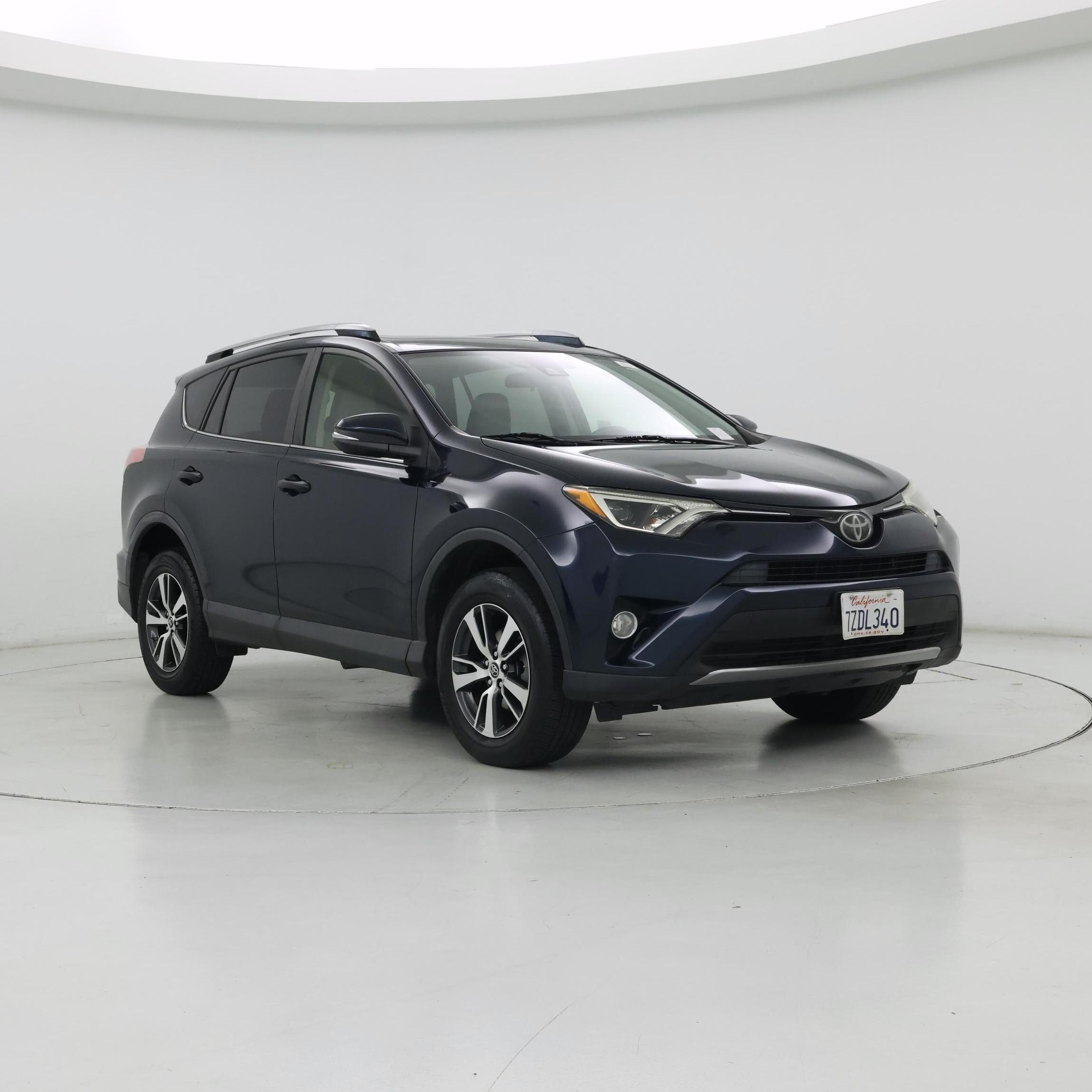 Blue 2017 Toyota RAV4 SUV / Crossover Front-Wheel Drive Automatic