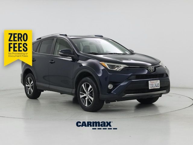 Blue 2017 Toyota RAV4 SUV / Crossover Front-Wheel Drive Automatic