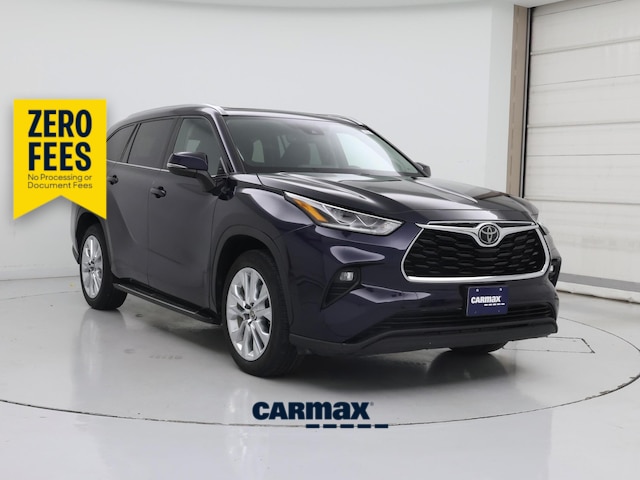 Blue 2021 Toyota Highlander SUV / Crossover Front-Wheel Drive Automatic