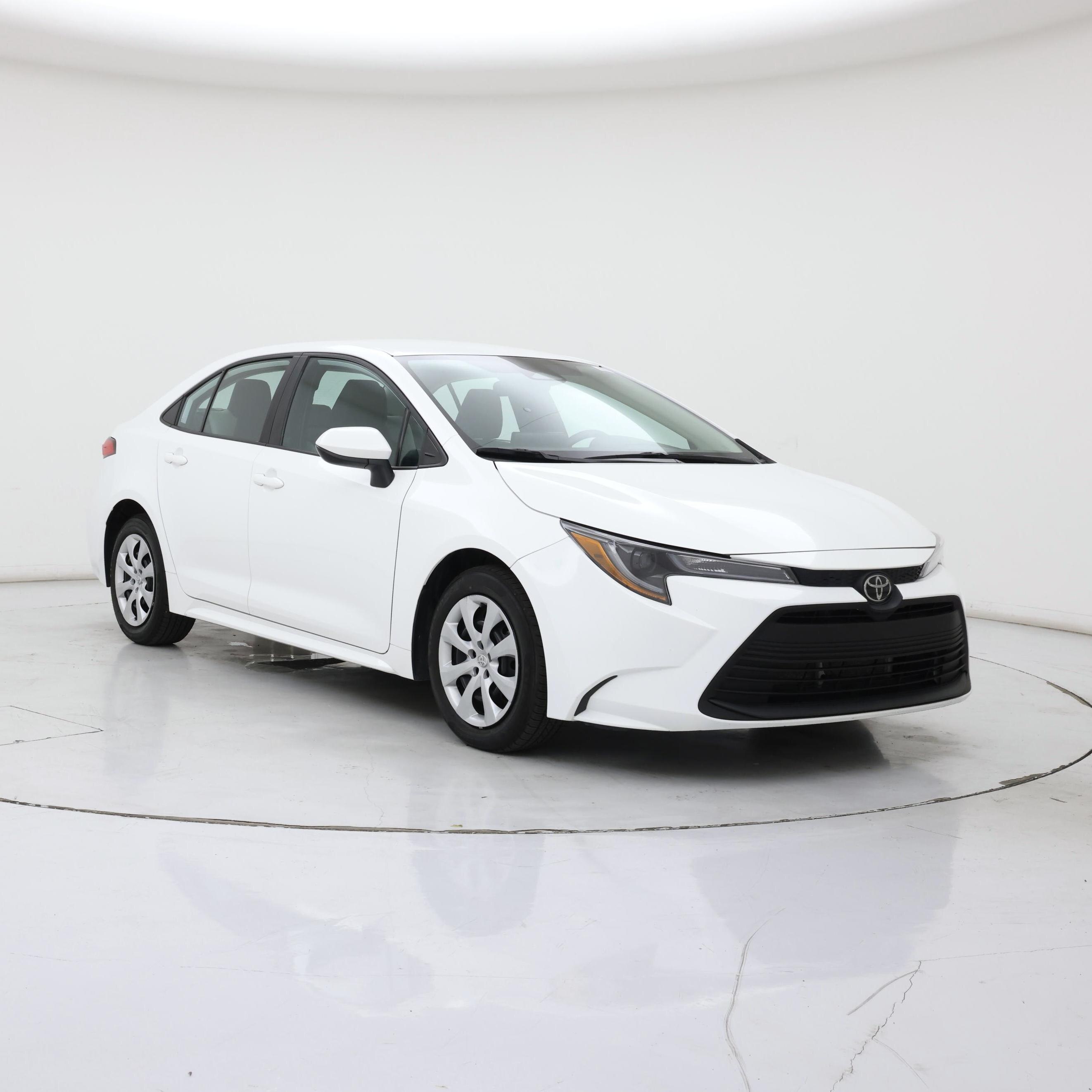 White 2023 Toyota Corolla Sedan Front-Wheel Drive Automatic