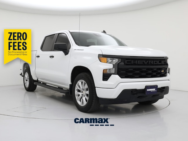 White 2023 Chevrolet Silverado 1500 Pickup Truck Four-Wheel Drive Automatic