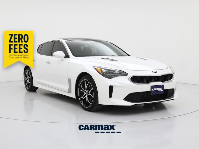 White 2018 Kia Stinger Sedan Rear-Wheel Drive Automatic
