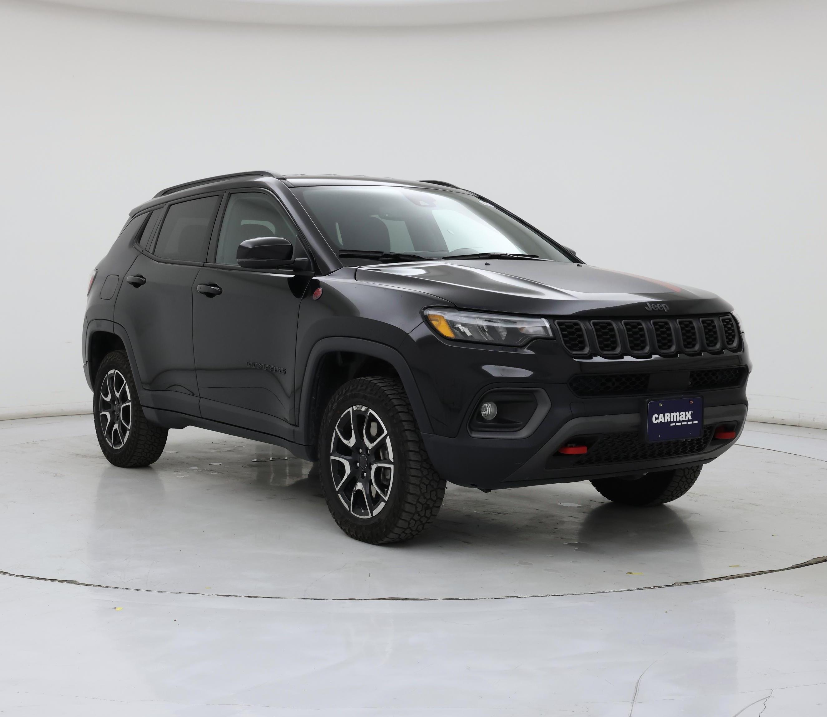 Black 2025 Jeep Compass SUV / Crossover Four-Wheel Drive Automatic
