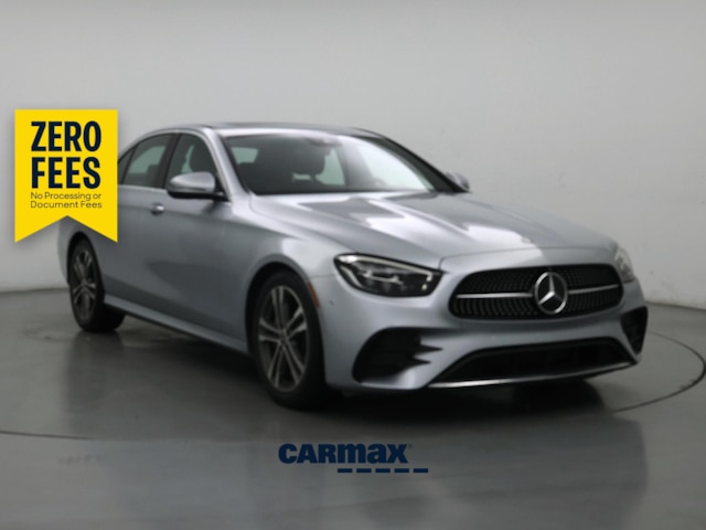 Silver 2021 Mercedes-Benz E-Class E 350 RWD Sedan Rear-Wheel Drive Automatic