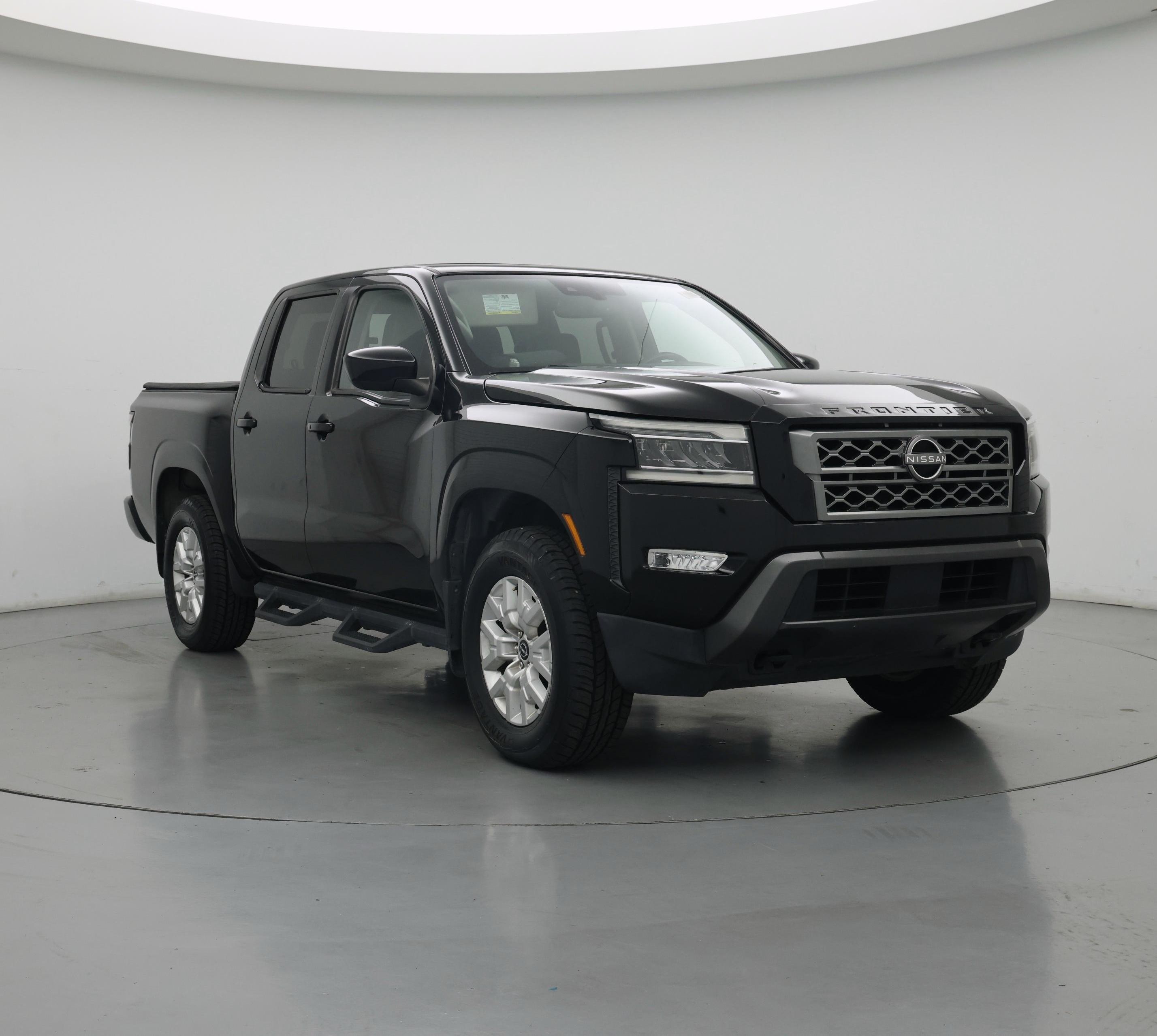 Black 2022 Nissan Frontier Pickup Truck Four-Wheel Drive Automatic