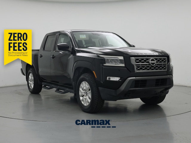 Black 2022 Nissan Frontier Pickup Truck Four-Wheel Drive Automatic