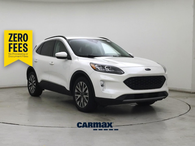 White 2022 Ford Escape Hybrid Titanium AWD SUV / Crossover All-Wheel Drive Automatic
