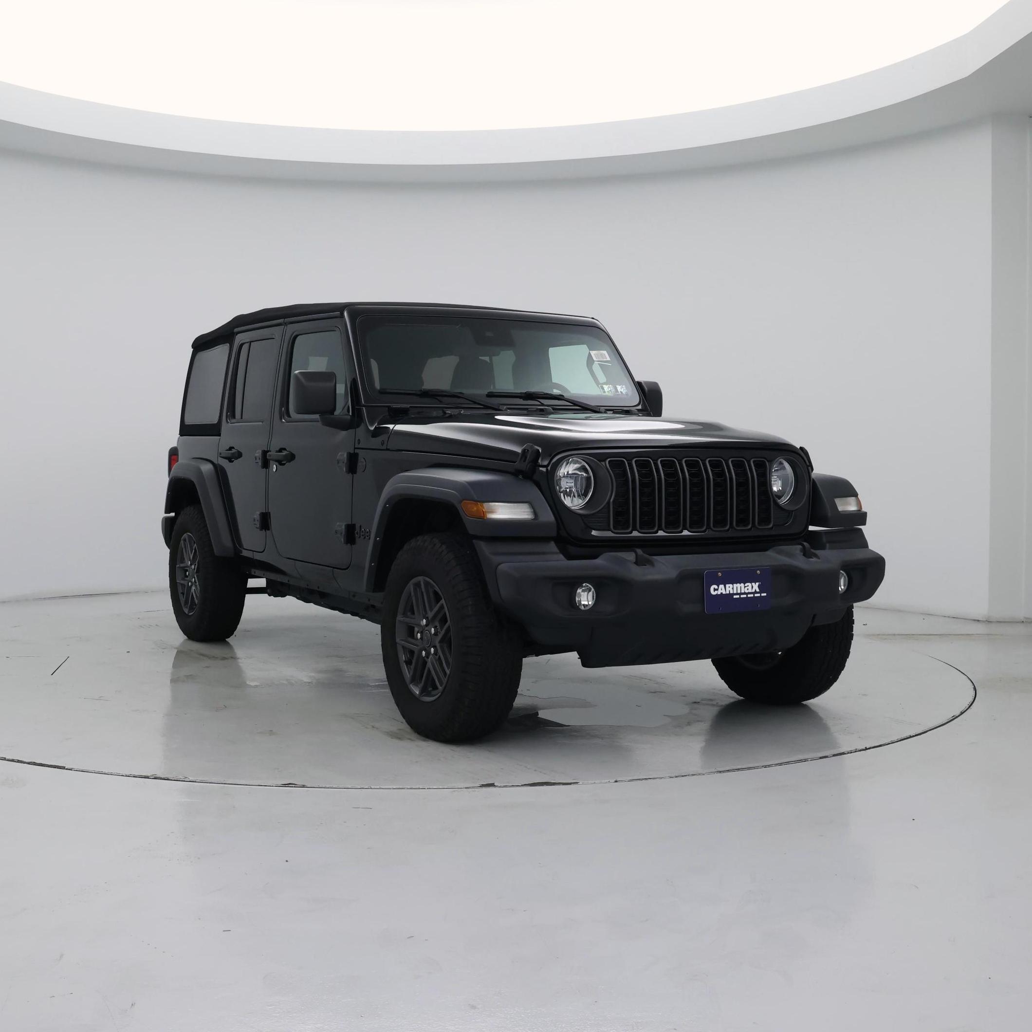 Black 2024 Jeep Wrangler SUV / Crossover Four-Wheel Drive Automatic