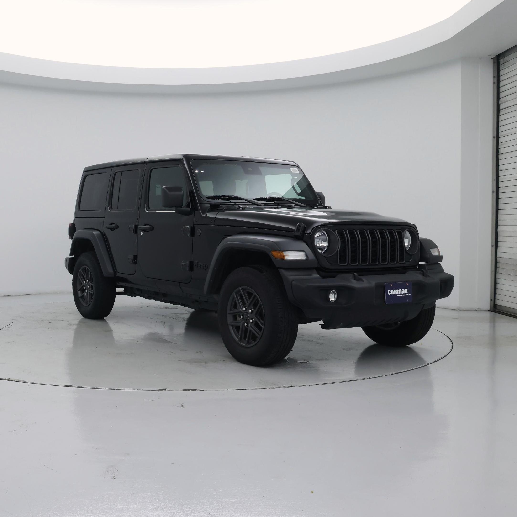 Black 2024 Jeep Wrangler SUV / Crossover Four-Wheel Drive Automatic