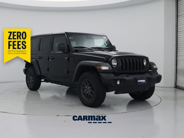 Black 2024 Jeep Wrangler SUV / Crossover Four-Wheel Drive Automatic