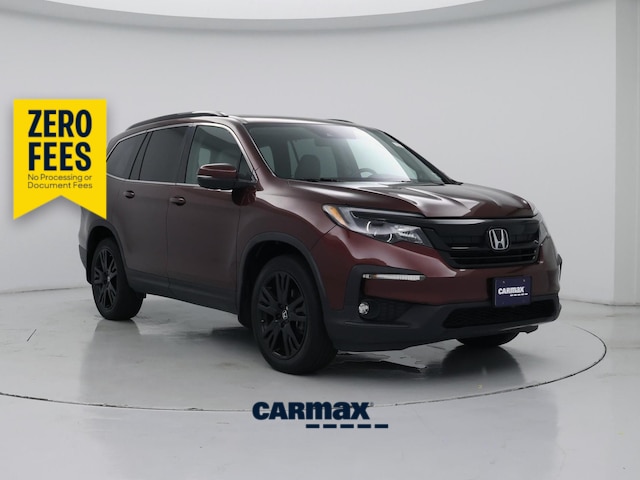 Red (Burgundy) 2022 Honda Pilot SUV / Crossover All-Wheel Drive Automatic