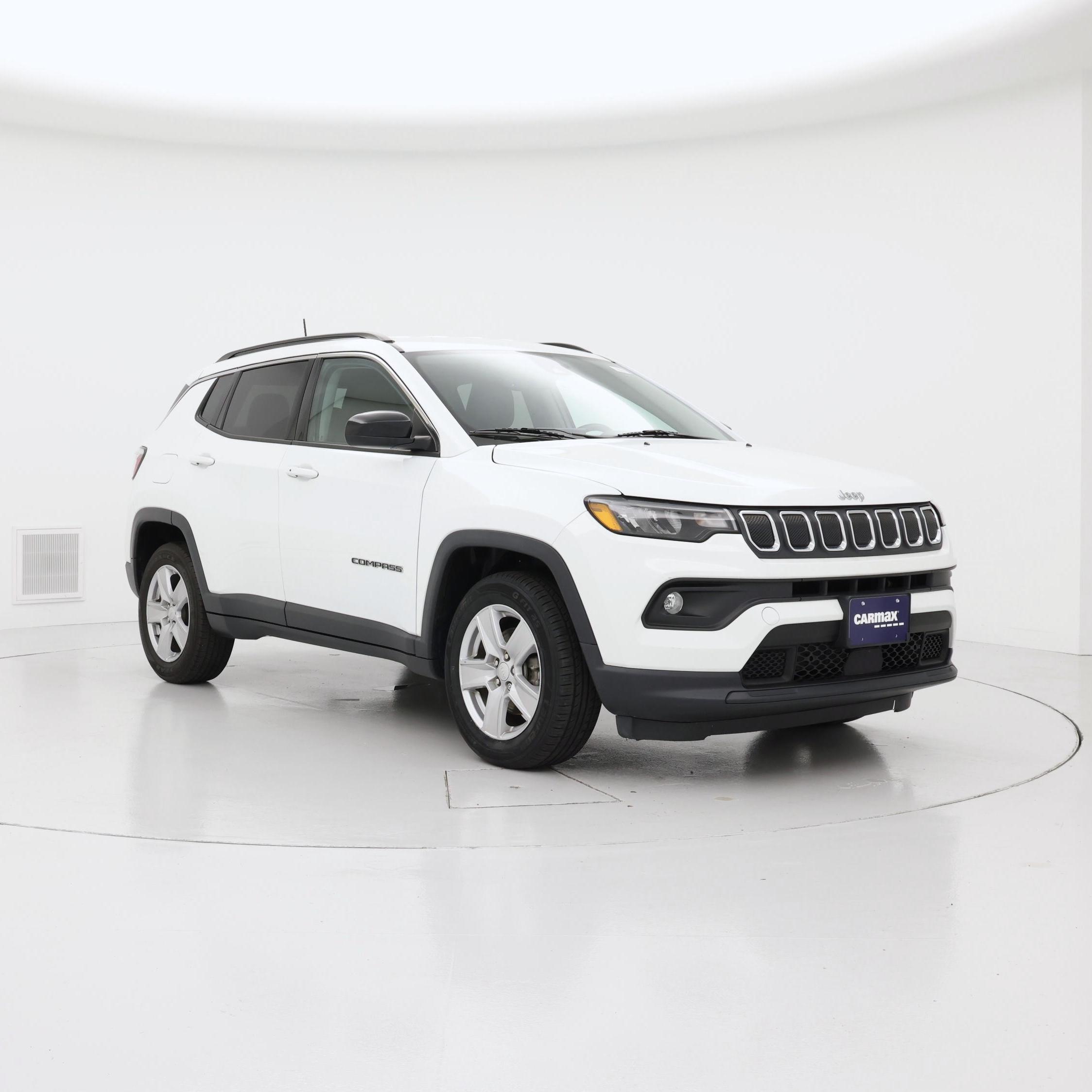 White 2022 Jeep Compass SUV / Crossover Four-Wheel Drive Automatic