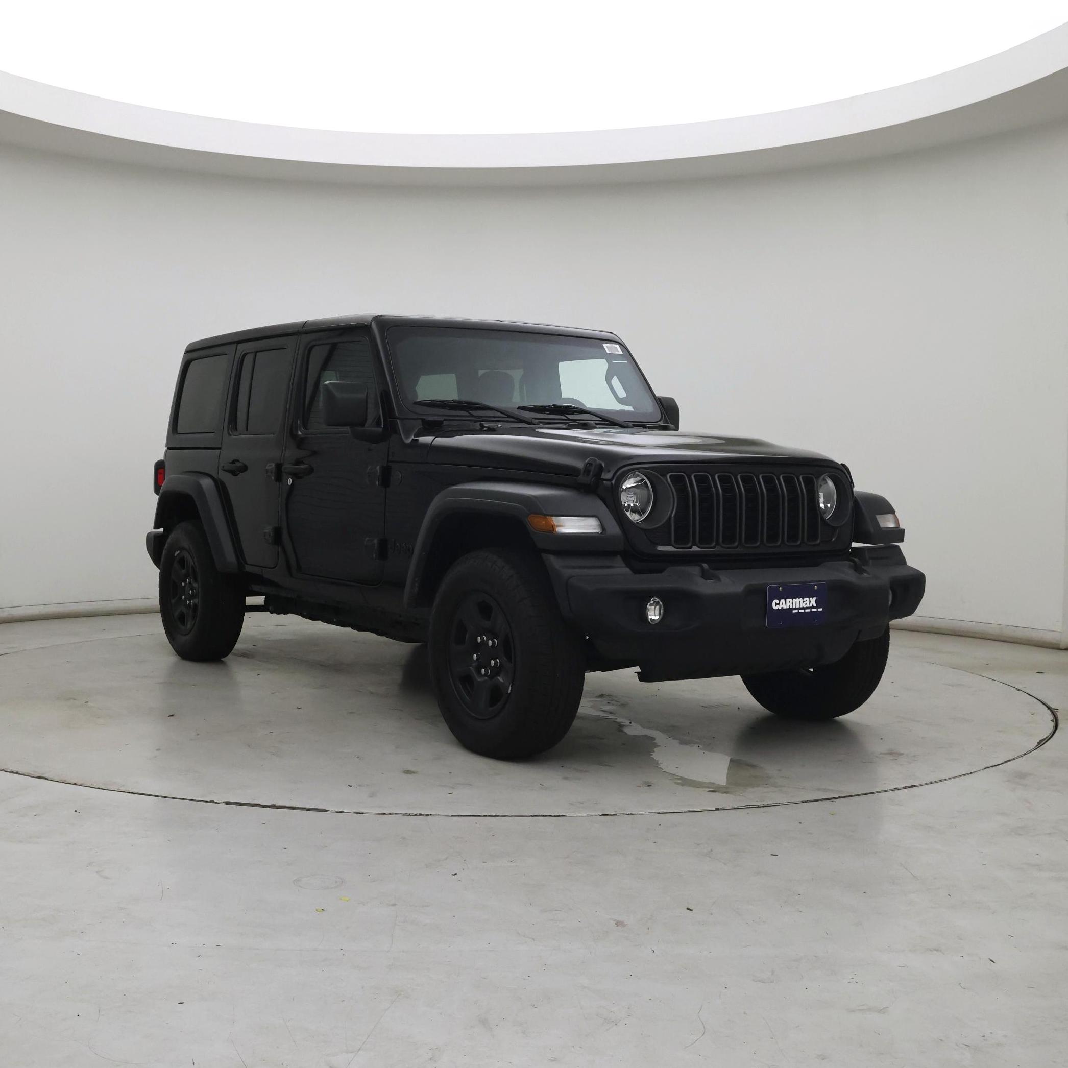 Black 2024 Jeep Wrangler SUV / Crossover Four-Wheel Drive Automatic