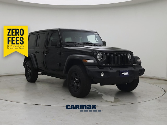 Black 2024 Jeep Wrangler SUV / Crossover Four-Wheel Drive Automatic