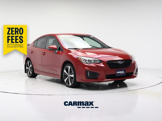 Red 2017 Subaru Impreza Sedan All-Wheel Drive Automatic