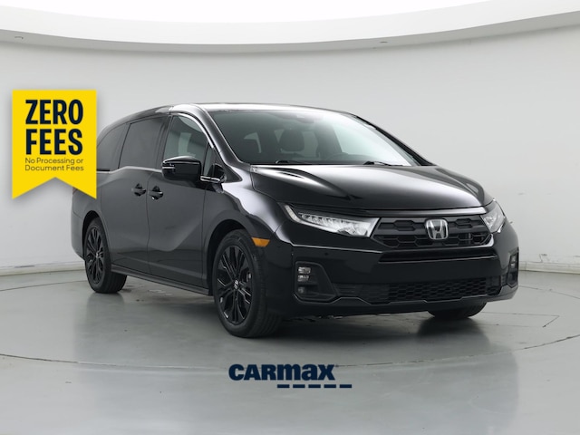 Black 2025 Honda Odyssey Minivan Front-Wheel Drive Automatic