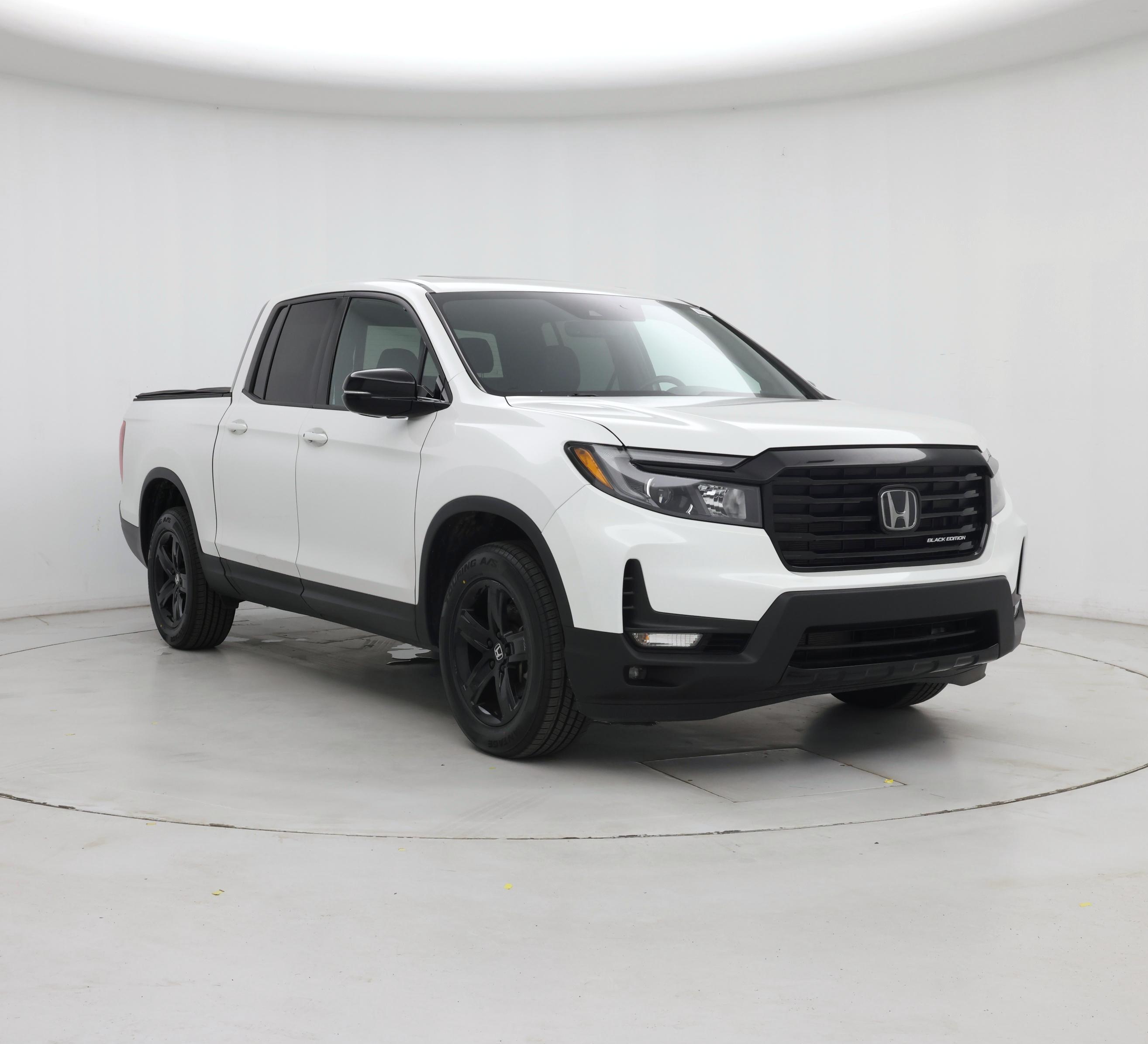 White 2023 Honda Ridgeline Pickup Truck All-Wheel Drive Automatic