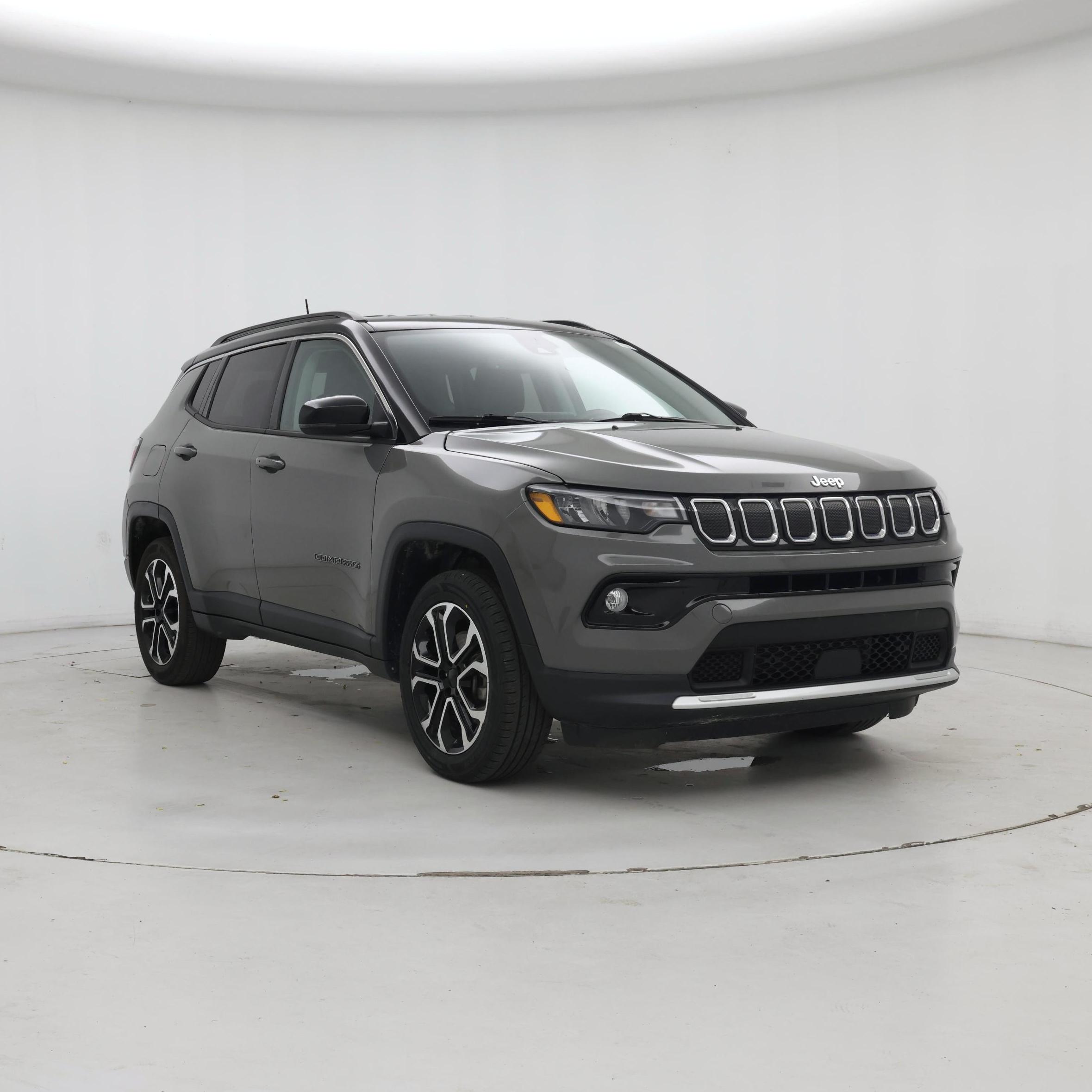 Gray 2022 Jeep Compass Limited 4WD SUV / Crossover Four-Wheel Drive Automatic