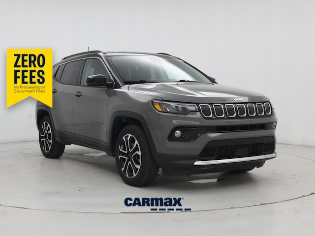Gray 2022 Jeep Compass Limited 4WD SUV / Crossover Four-Wheel Drive Automatic