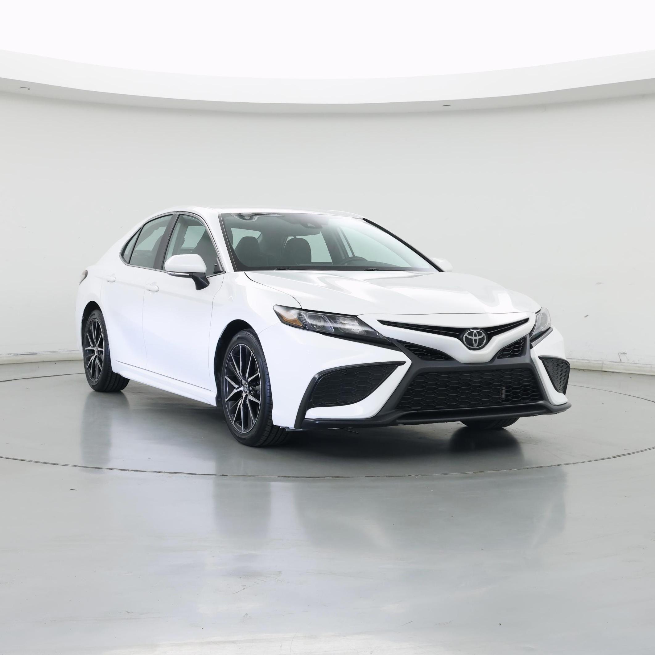 White 2023 Toyota Camry XLE AWD Sedan All-Wheel Drive 8-Speed Automatic