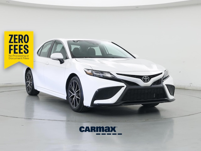 White 2023 Toyota Camry XLE AWD Sedan All-Wheel Drive 8-Speed Automatic