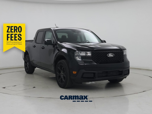 Black 2025 Ford Maverick XLT SuperCrew AWD Pickup Truck All-Wheel Drive Automatic