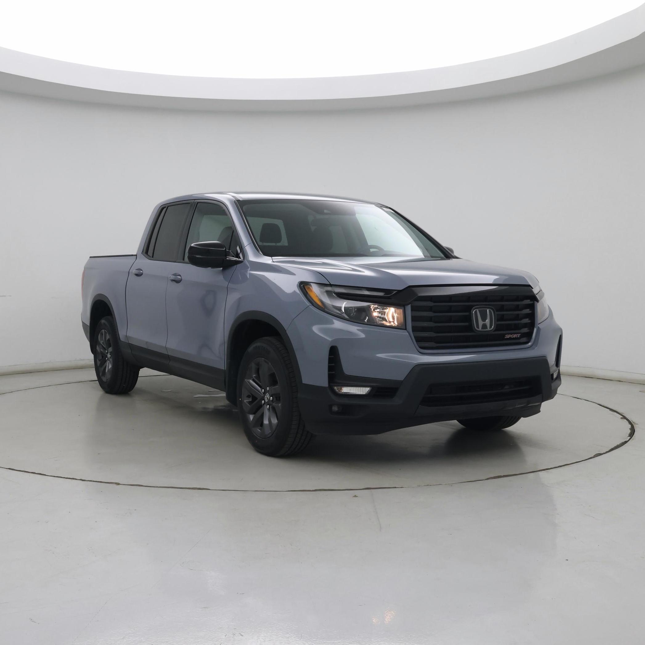 Gray 2023 Honda Ridgeline Sport AWD Pickup Truck All-Wheel Drive Automatic