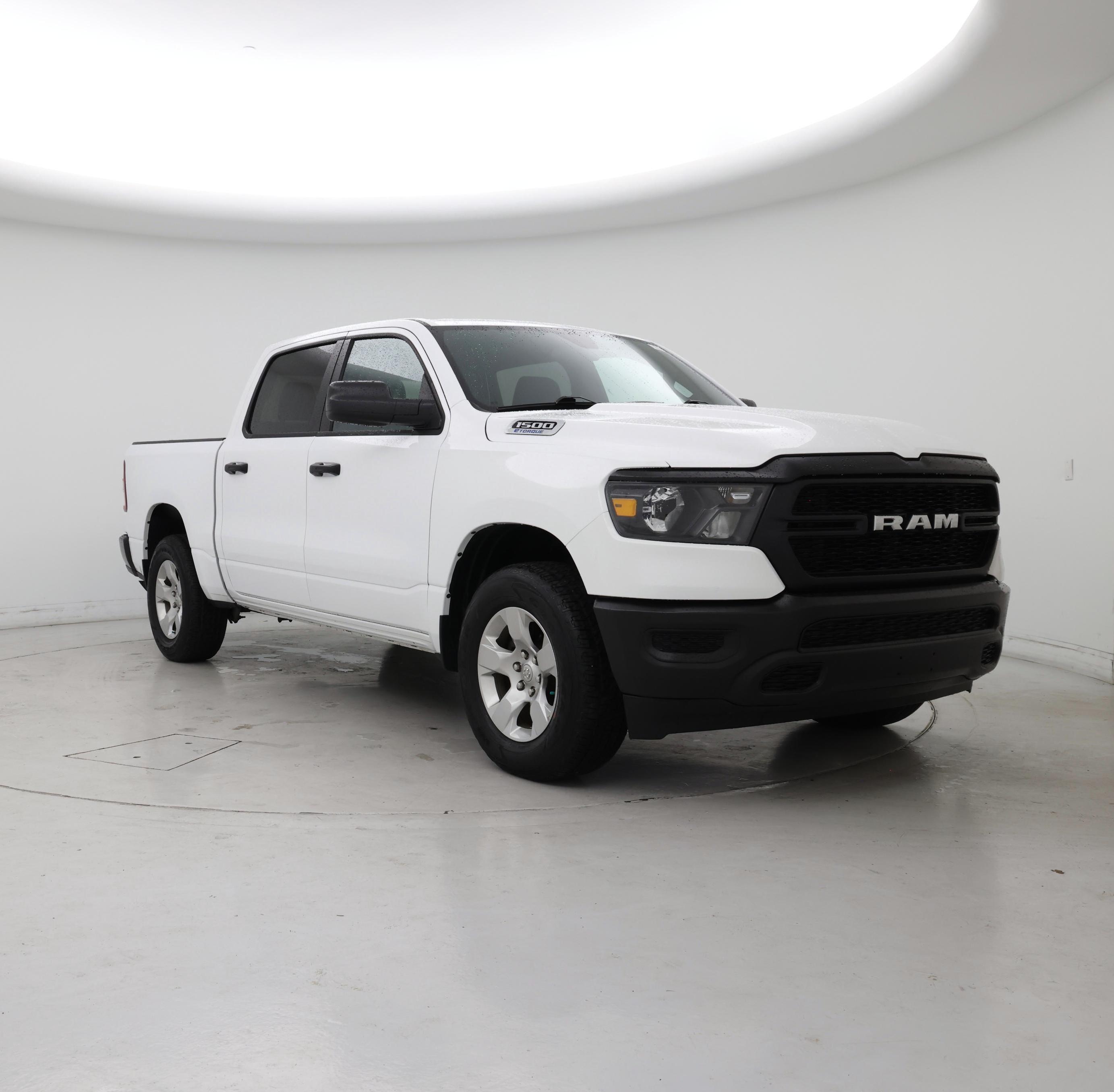 White 2024 RAM 1500 Pickup Truck Four-Wheel Drive Automatic