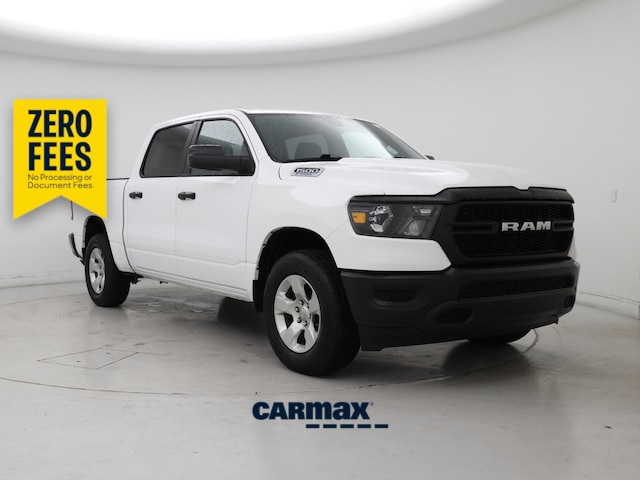 White 2024 RAM 1500 Pickup Truck Four-Wheel Drive Automatic