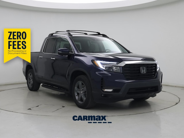 Blue 2023 Honda Ridgeline RTL-E AWD Pickup Truck All-Wheel Drive Automatic