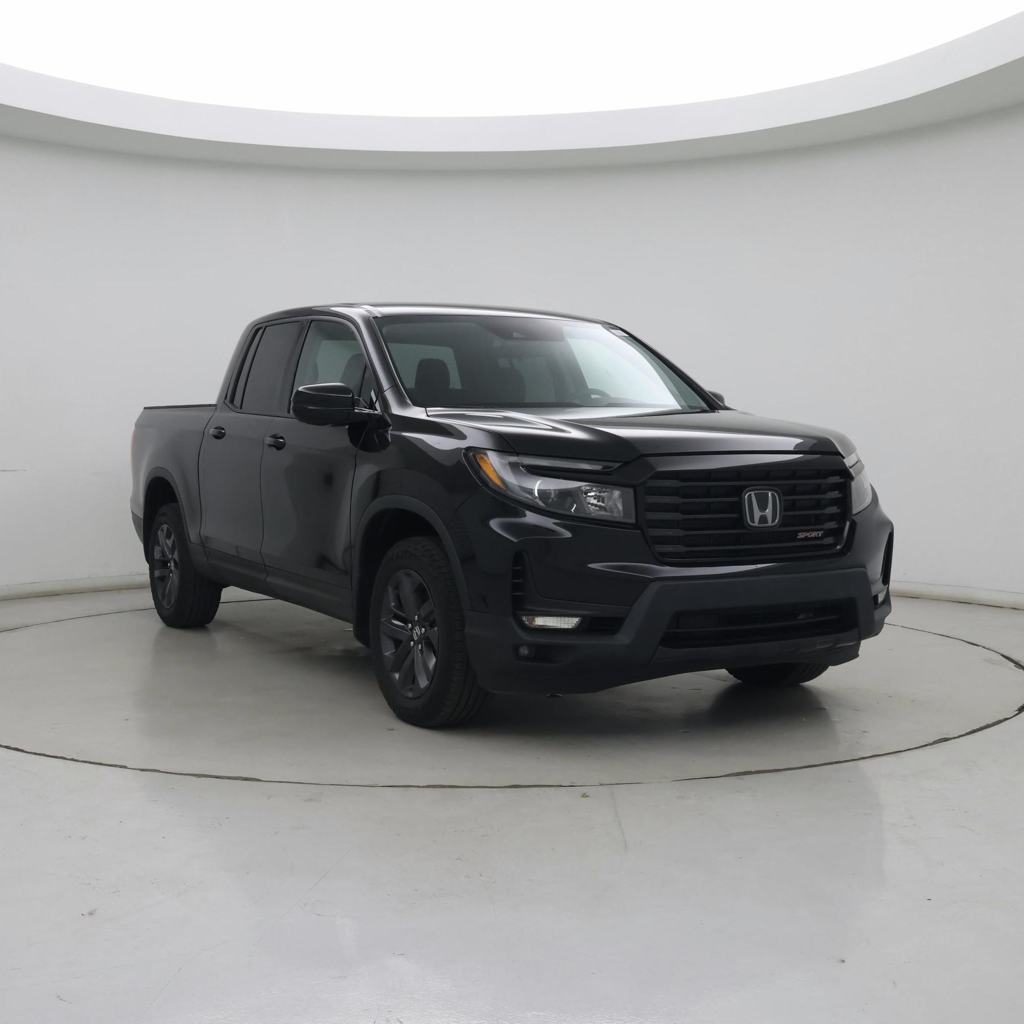 Black 2023 Honda Ridgeline Sport AWD Pickup Truck All-Wheel Drive Automatic