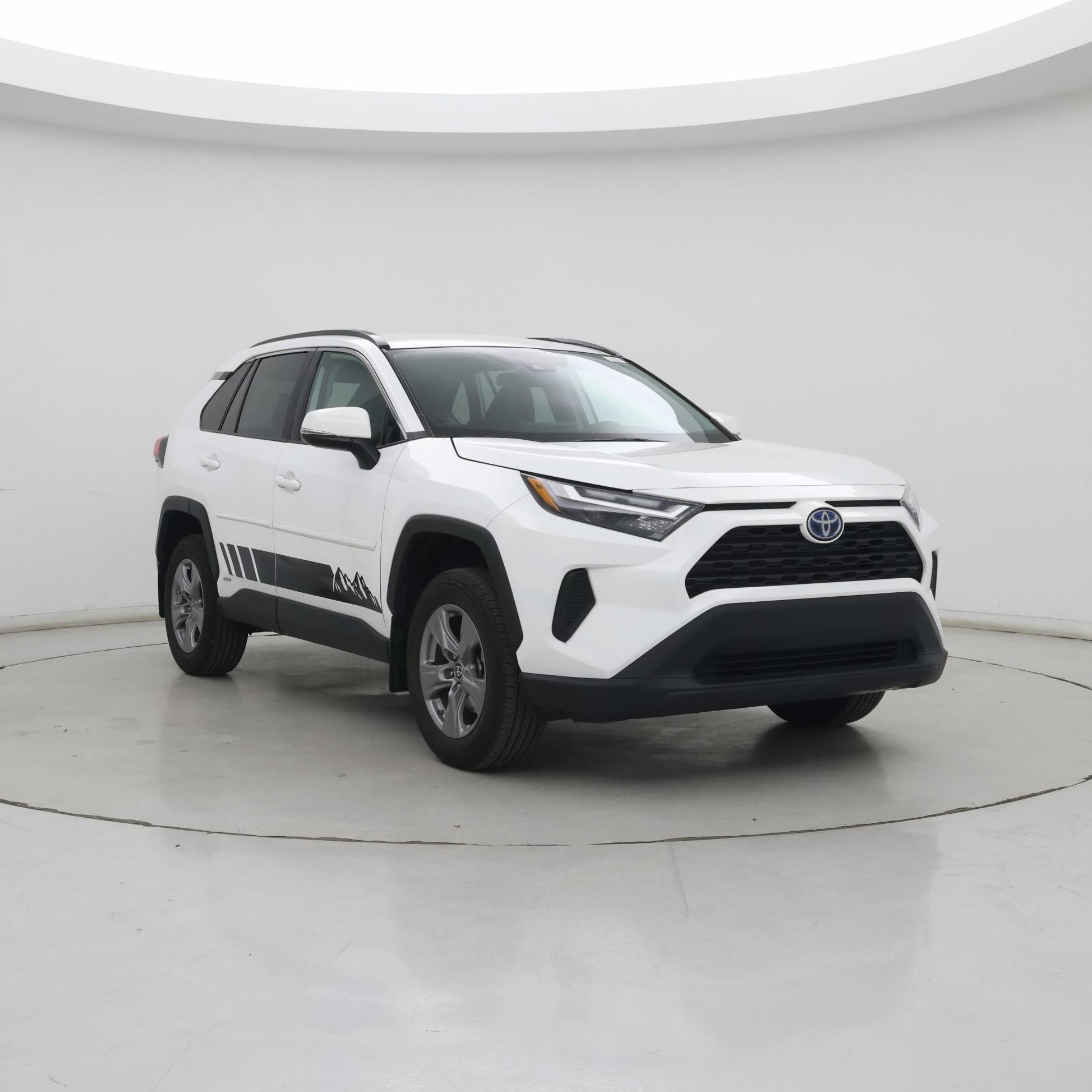White 2024 Toyota RAV4 Hybrid LE AWD SUV / Crossover All-Wheel Drive Automatic