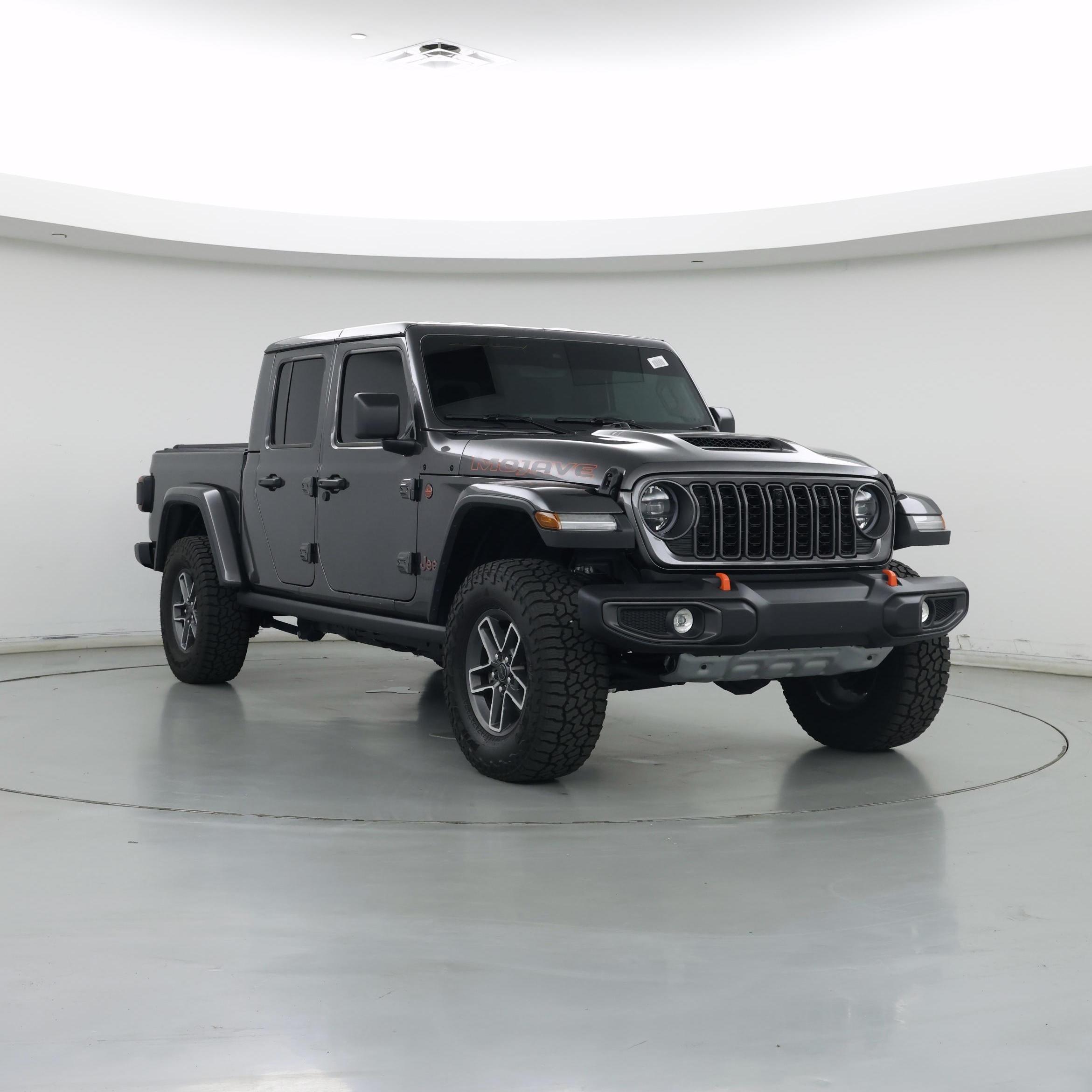 Black 2025 Jeep Gladiator Pickup Truck Four-Wheel Drive Automatic