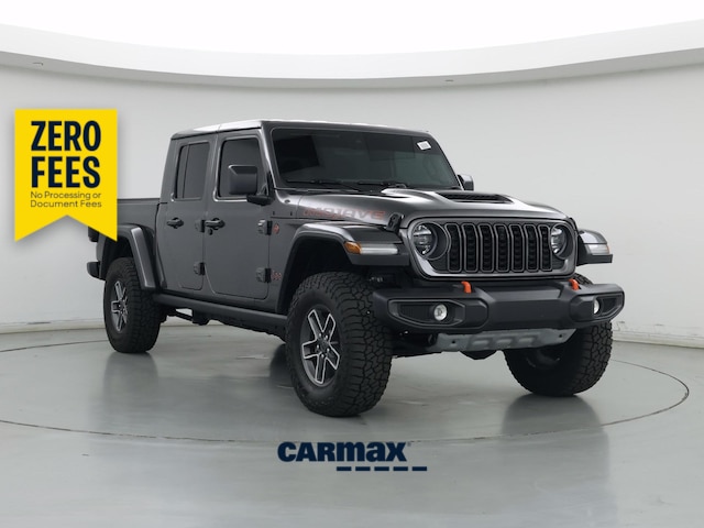 Black 2025 Jeep Gladiator Pickup Truck Four-Wheel Drive Automatic