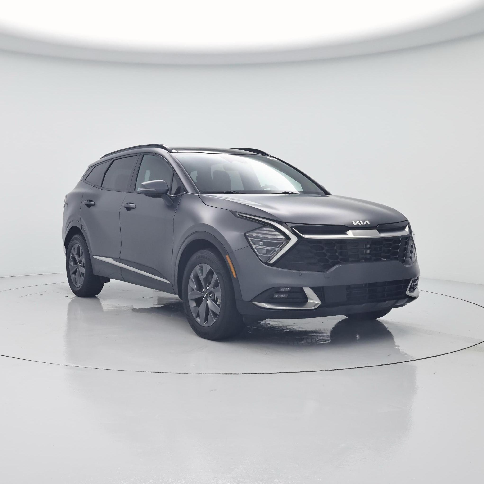 Gray 2023 Kia Sportage Hybrid SUV / Crossover All-Wheel Drive Automatic