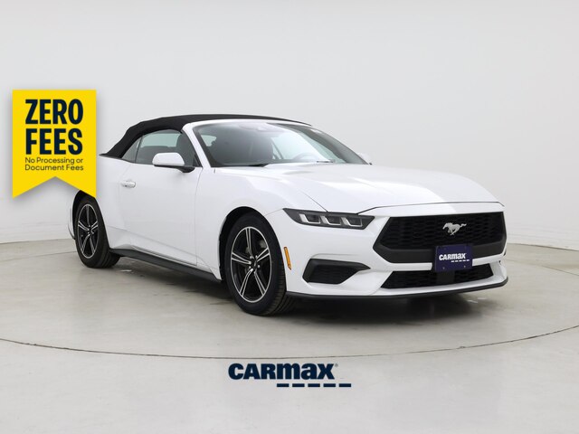 White 2024 Ford Mustang Convertible Rear-Wheel Drive Automatic