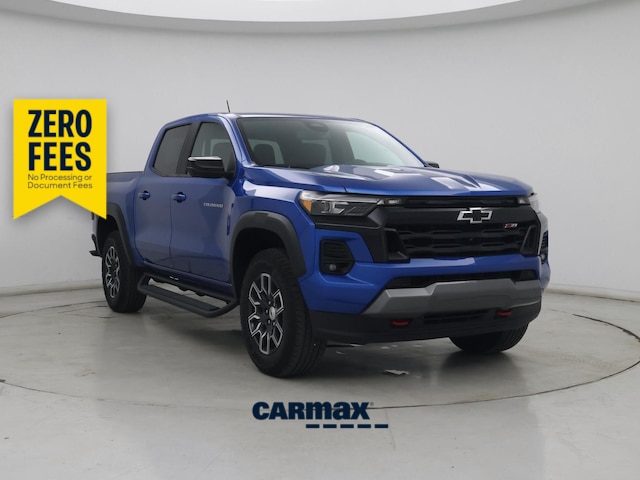 Blue 2023 Chevrolet Colorado Pickup Truck Four-Wheel Drive Automatic