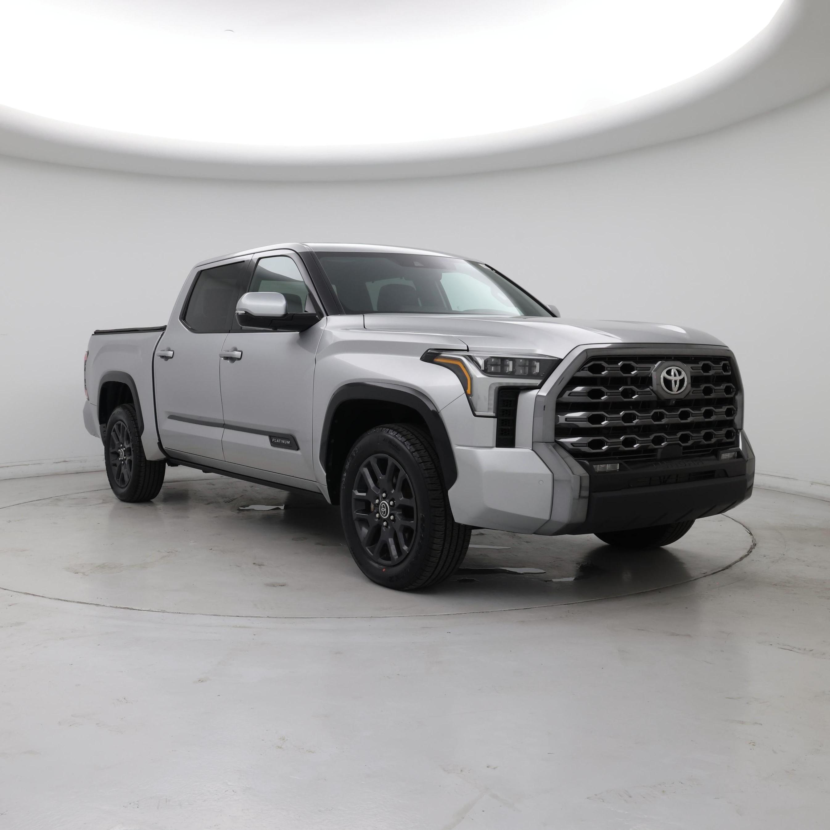 Silver 2023 Toyota Tundra Pickup Truck Four-Wheel Drive Automatic