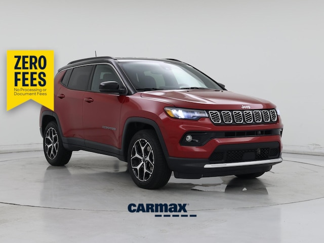 Red 2025 Jeep Compass Limited 4WD SUV / Crossover Four-Wheel Drive Automatic