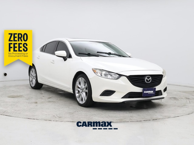 White 2016 Mazda MAZDA6 i Touring Sedan Front-Wheel Drive Automatic