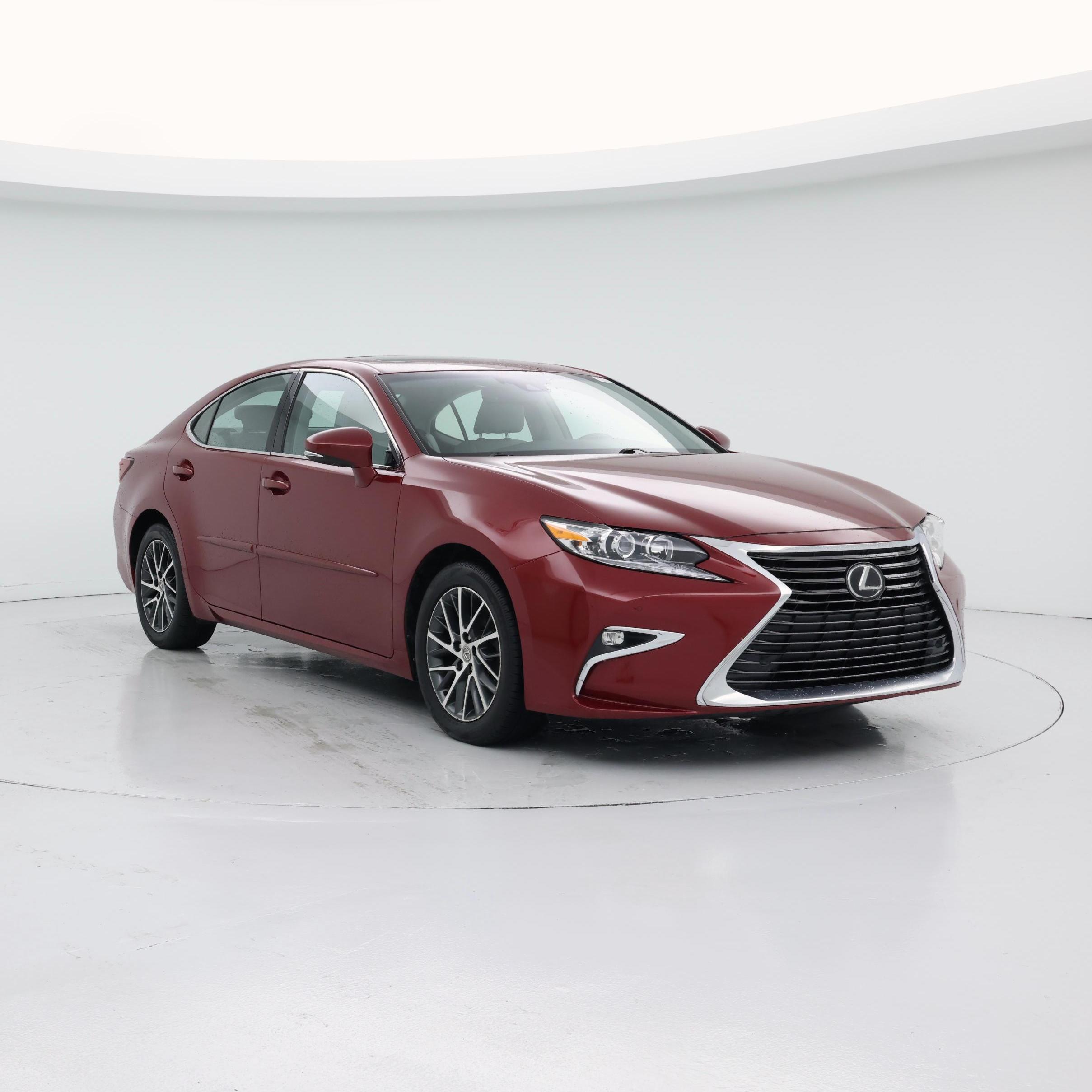 Red 2017 Lexus ES Sedan Front-Wheel Drive Automatic
