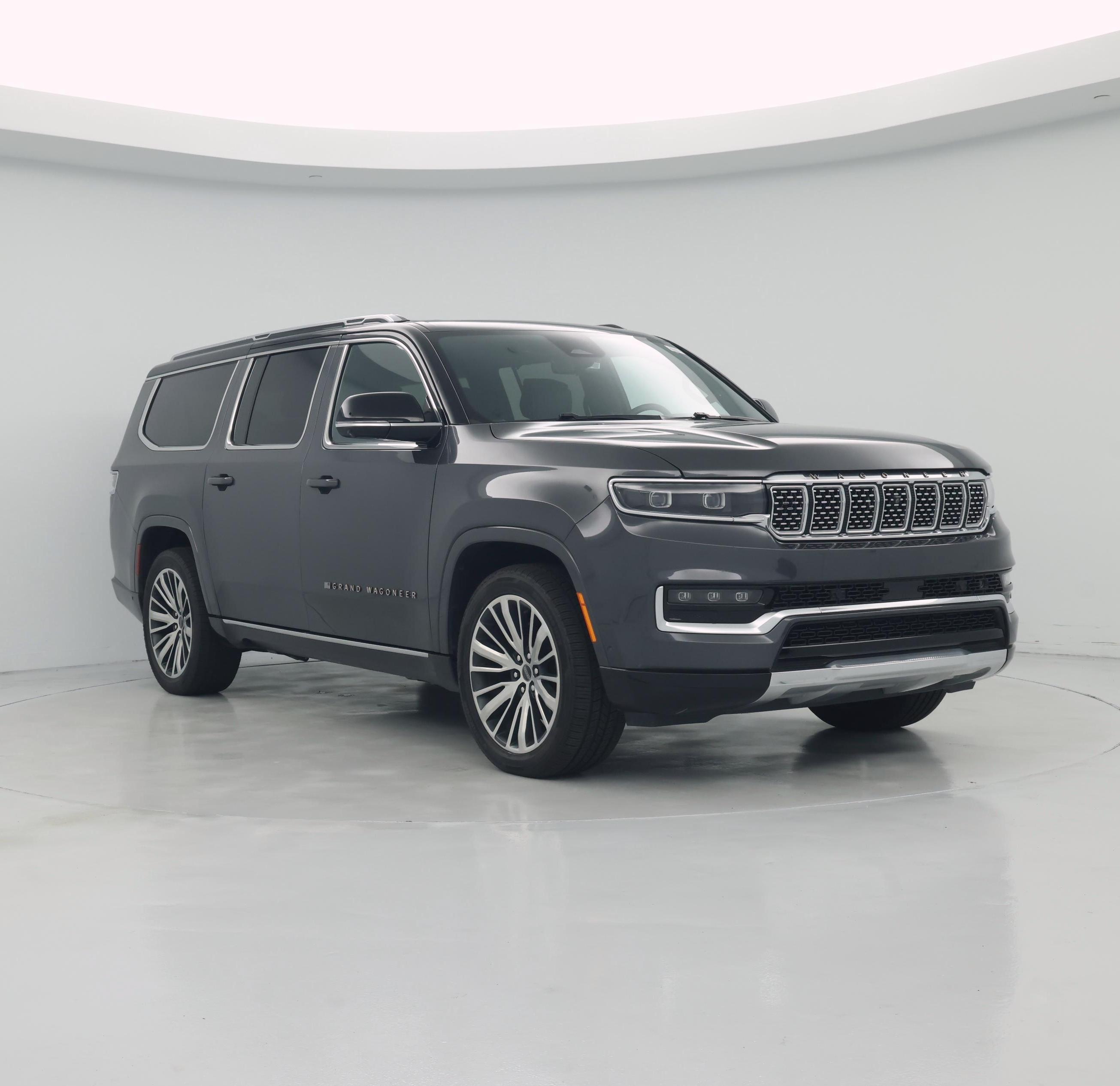 Gray 2024 Jeep Grand Wagoneer L SUV / Crossover Four-Wheel Drive Automatic