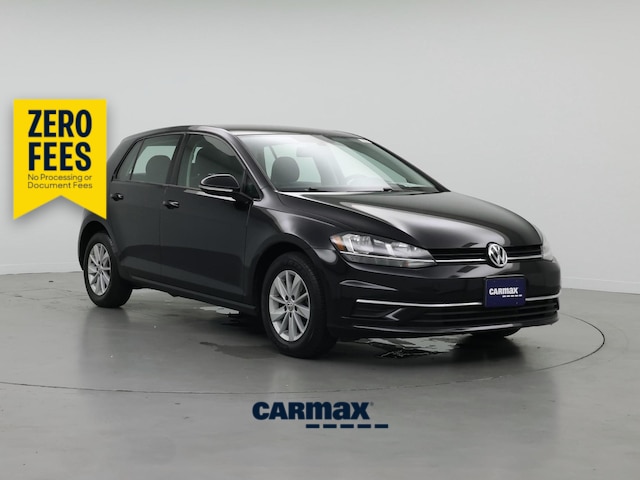 Black 2018 Volkswagen Golf TSI S 4-Door FWD Hatchback Front-Wheel Drive Manual