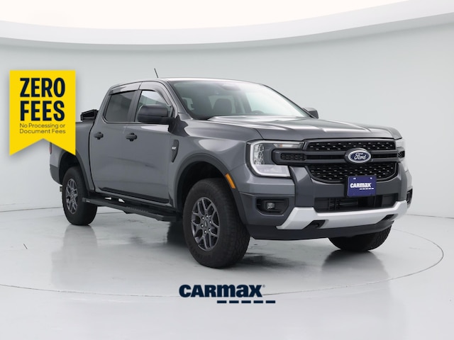 Gray 2025 Ford Ranger XLT SuperCrew 4WD Pickup Truck Four-Wheel Drive Automatic