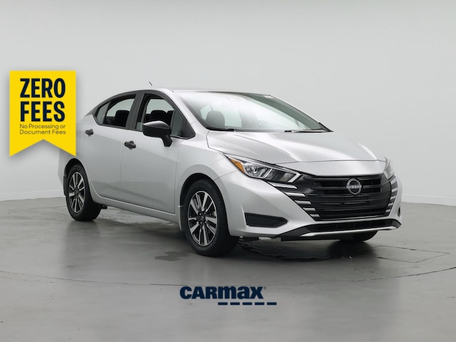 Silver 2024 Nissan Versa S FWD Sedan Front-Wheel Drive Automatic
