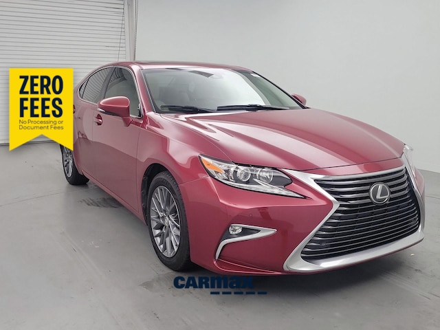 Red 2018 Lexus ES 350 FWD Sedan Front-Wheel Drive Automatic