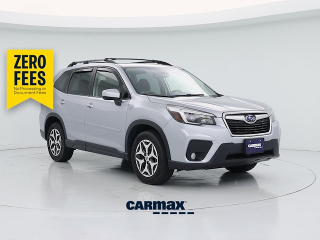 Silver 2021 Subaru Forester Premium Crossover AWD SUV / Crossover All-Wheel Drive Automatic
